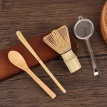 Accessoires à Matcha 4 Pièces pour l'art du thé