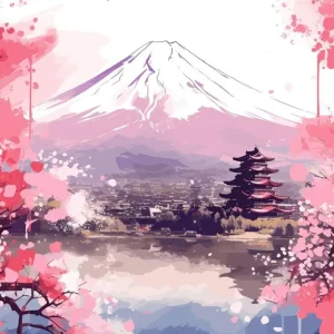 Affiche Mont Fuji