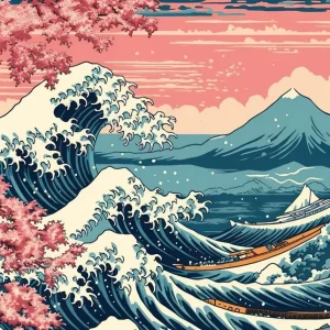 Affiche Vague de Kanagawa