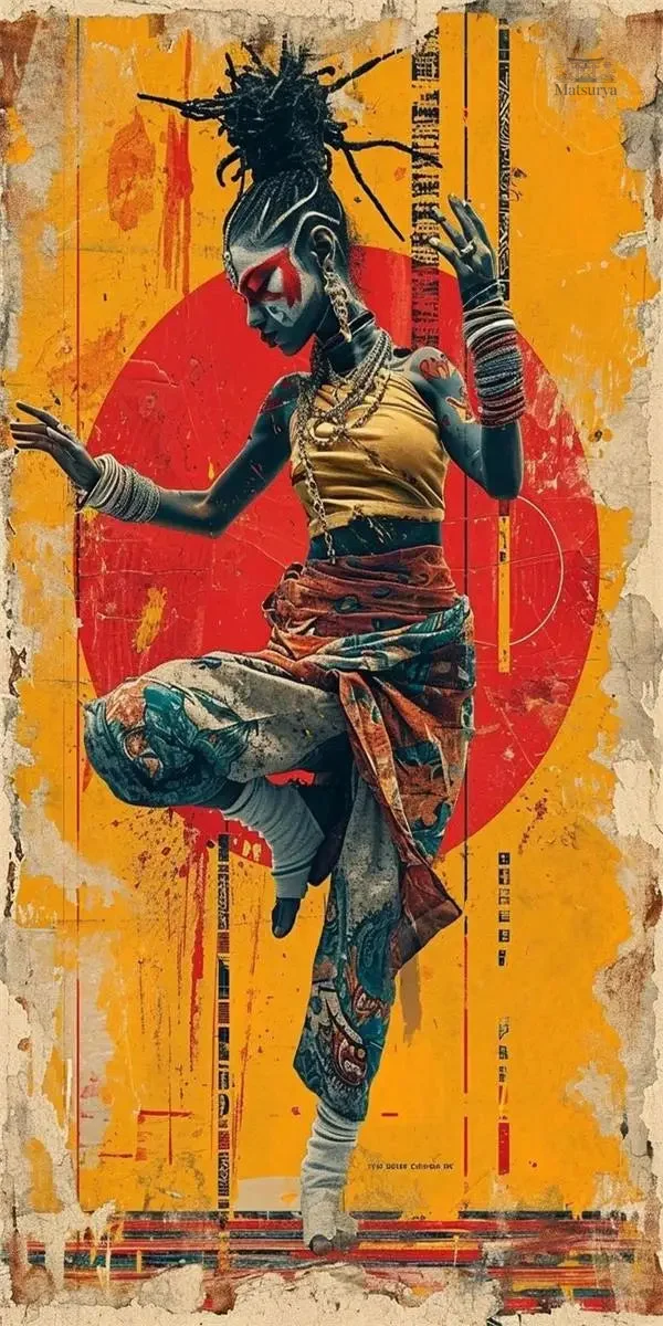 affiche-japonaise-vintage-pour-decoration-chambre-femme-1 Affiche Japonaise Vintage pour Décoration