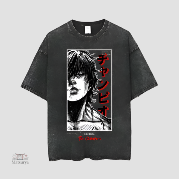 T-shirt délavé inspiré du Japon, confort optimal