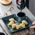 Assiette à sushi créative en design japonais