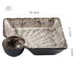 Assiette originale pour plats asiatiques