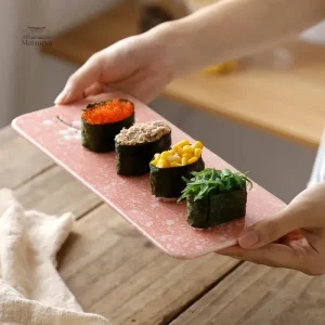 Assiette à sushis unique avec option de personnalisation