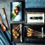 Assiette Barbecue Japonaise pour repas grillés