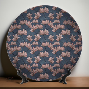 Assiette japonaise artisanale avec motifs uniques