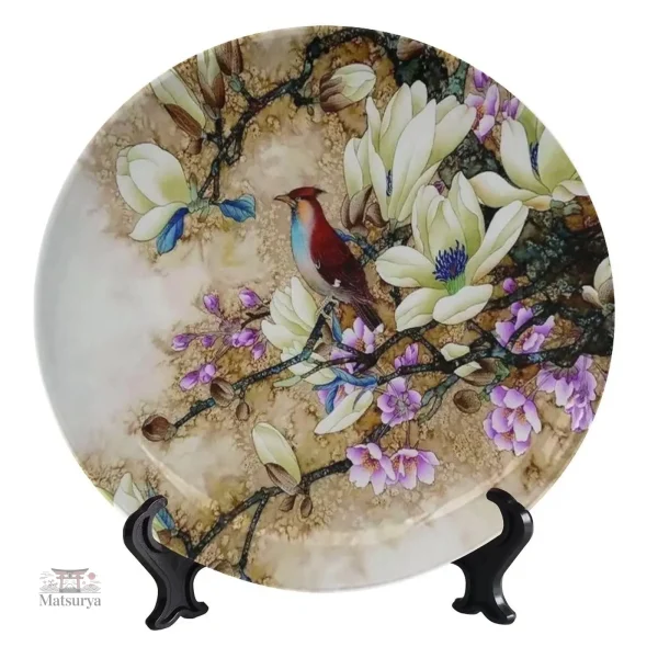 Assiette décorative japonaise pour décoration intérieure