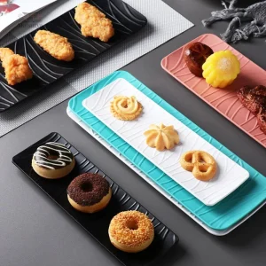 Assiette japonaise pour servir des sushis