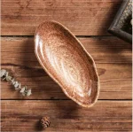 Assiette au motif artistique japonais, chic et tendance