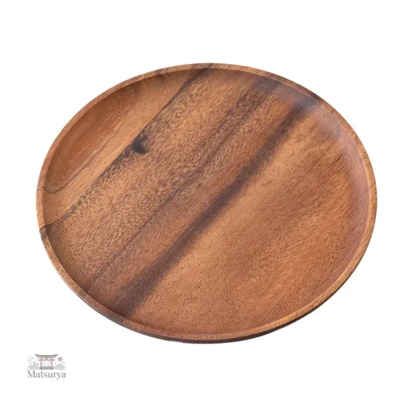 Assiette japonaise élégante en bois