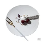 Assiette contemporaine idéale pour la cuisine asiatique