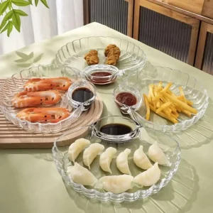 Assiette coquillage pour une présentation raffinée