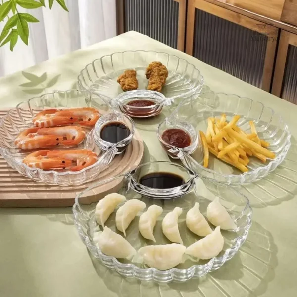 Assiette coquillage pour une présentation raffinée