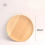 Assiette japonaise en bois pour repas authentiques
