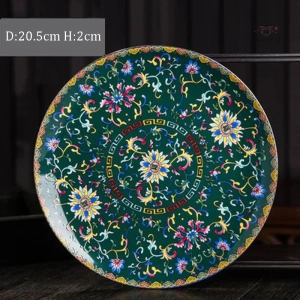 Assiette en céramique artisanale pour table