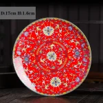 Assiette céramique avec design japonais