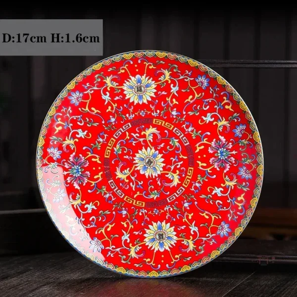Assiette céramique avec design japonais