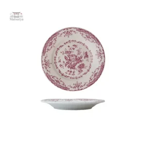 Assiette Fleurie design japonais pour un service élégant
