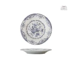 Assiette en céramique avec motif floral japonais