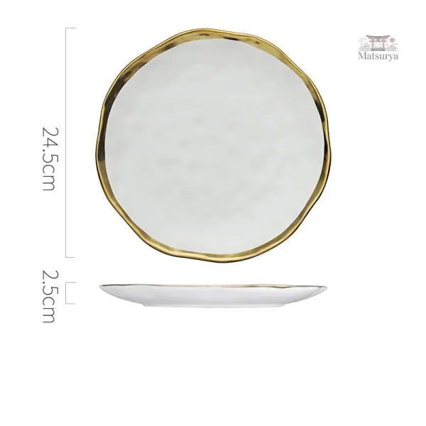 Assiette japonaise artisanale, alliant tradition et style