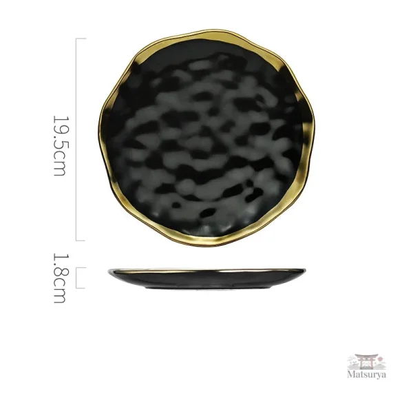 Assiette japonaise décorative, ajout de charme à votre table