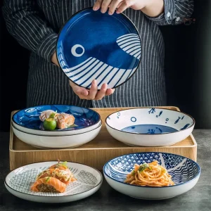 Assiette japonaise design pour repas raffinés