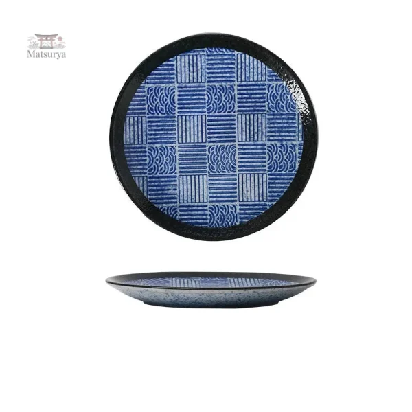 Assiette japonaise élégante pour usage quotidien