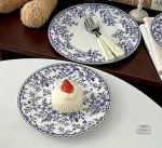 Assiette japonaise en porcelaine, design élégant
