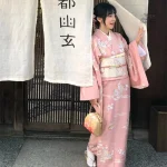 Kimono Femme Authentique Motifs Japonais