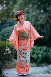Kimono japonais authentique pour femme