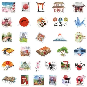 Décoration autocollants Japonais, parfaits pour les passionnés