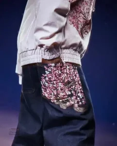 Vêtement japonais brodé pour un style décontracté