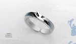 Bague couple japonaise élégante et raffinée