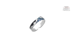 Bague couple, design japonais inspiré de la nature