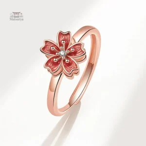 Bague d'anxiété japonaise élégante et apaisante