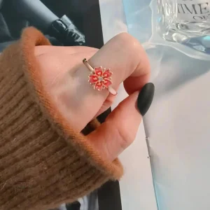 Bague japonaise anti-stress avec design traditionnel