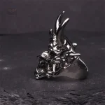 Bague demon japonais, pièce d'artisanat unique