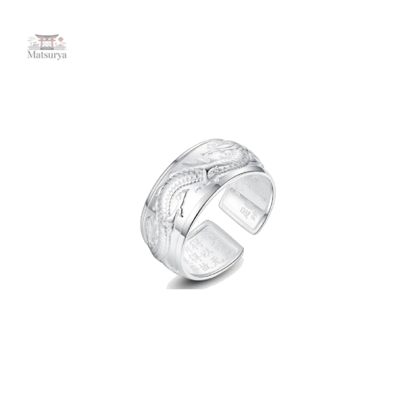 Bague japonaise style dragon, accessoire élégant