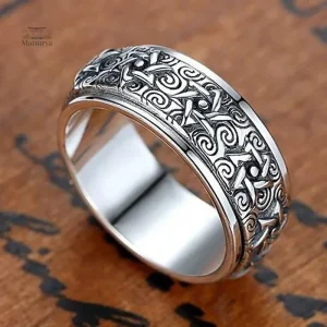 Bague homme japonaise au design élégant