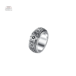 Bague homme design japonais, finition soignée