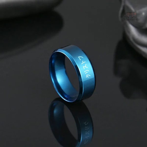 Bague Japonais personnalisée en acier - vue 11