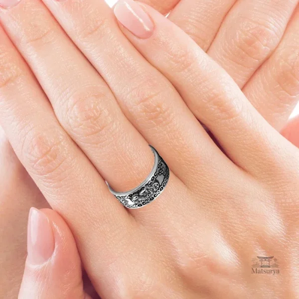Bague Japonaise décorative en carmise