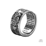 Bague artisanale japonaise à breloques uniques