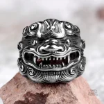 Bague japonaise en acier
