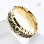 Bague Japonaise Nordique élégante en métal