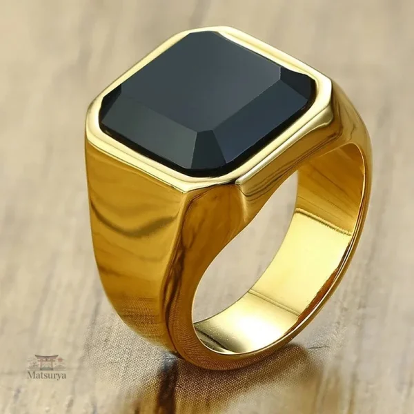 bague-japonaise-carre-noir-en-acier-1 Bague carrée noire en acier japonais