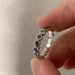 Bague minimaliste inspirée de l'esthétique japonaise