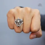 Accessoire de mode japonais, Bague Devil Mask au style audacieux