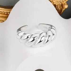 Bague Élégante Japonaise en Argent
