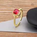 Bague Japonaise en Zircone Cubique